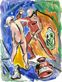 Untitled (Man and Woman Turning) | 1985 Untitled (Man and Woman Turning) | 1985