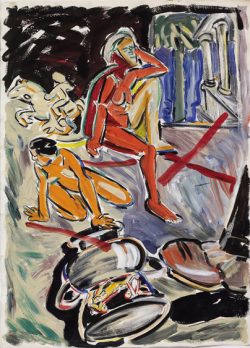 Untitled (Two Nudes, Red X) | 1985 Untitled (Two Nudes, Red X) | 1985