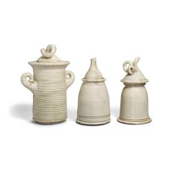 Three Pots with Lids | c. 1969 Three Pots with Lids | c. 1969
